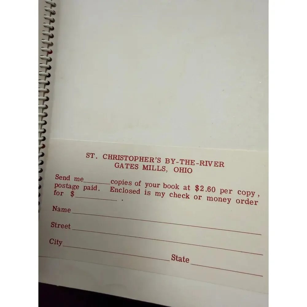 Vintage Gates Mills Ohio Cookbook‎ Spiral Bound How To Cook a Fox Cover Recipes